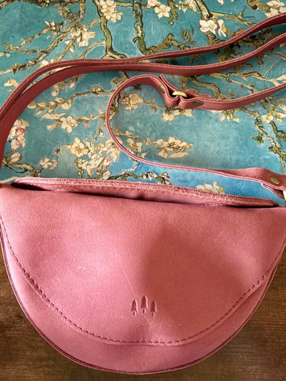 Portland Leather Koala Sling Bag, Foxglove, small